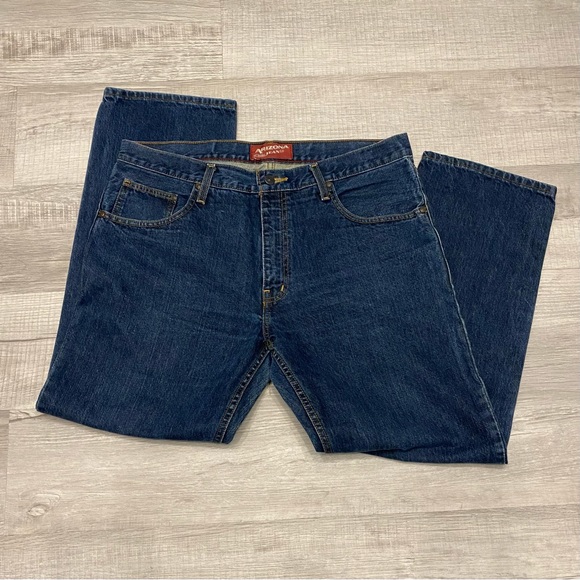 Arizona Jean Co. Original Straight Jeans - Size 36 x 30 - Picture 1 of 3
